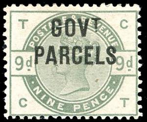 GRAN BRETAGNA SERVIZIO 1883 - 9 p. ... 