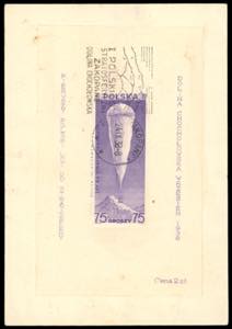 POLONIA FOGLIETTI 1938 - 75 g. Volo nella ... 