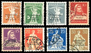 SVIZZERA SERVIZIO 1918 - Soprastampati, ... 