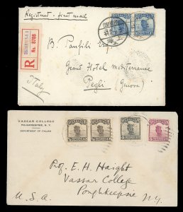 1930/1940 - Eight covers franked ... 