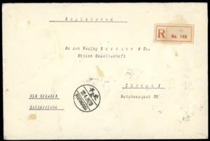 1937 - 10 cent. Mi. n. 255, block ... 