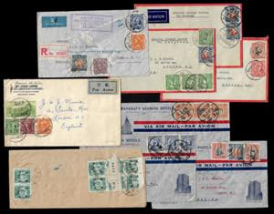 1939/1947 - Nine covers with multiple ... 
