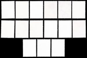 1964 - Peonies, complete set ... 