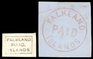 FALKLAND ISLANDS 1869/1876 - The Franks, i ... 