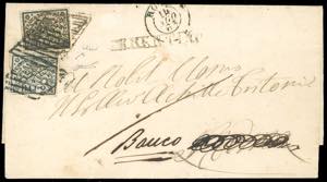 1865 - 2 baj grigio azzurrastro (3Ab), ... 