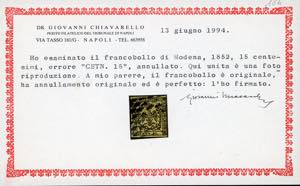 MODENA 1852/1855 - Collezione di ... 