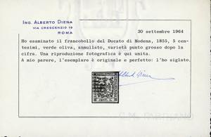 MODENA 1852/1855 - Collezione di ... 