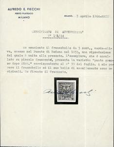 MODENA 1852/1855 - Collezione di ... 