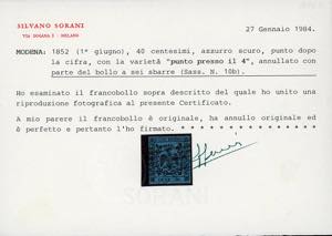 MODENA 1852/1855 - Collezione di ... 