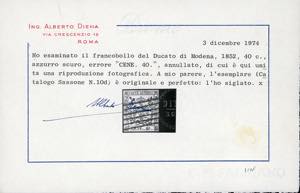 MODENA 1852/1855 - Collezione di ... 