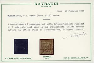 MODENA 1852/1855 - Collezione di ... 