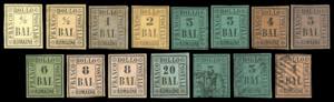 ROMAGNE 1859 - Lotto di 15 esemplari nuovi o ... 