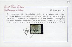 STATO PONTIFICIO 1852/1868 - ... 