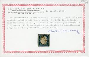 SARDEGNA 1855/1863 - Avanzata ... 