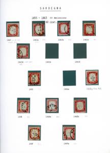 SARDEGNA 1855/1863 - Avanzata ... 