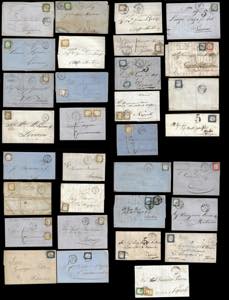 SARDEGNA 1860/1863 - Trentatre lettere ... 