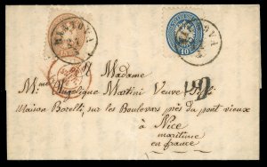 SARDEGNA CONTEA DI NIZZA 1853/1869 ... 