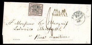 SARDEGNA CONTEA DI NIZZA 1853/1869 ... 