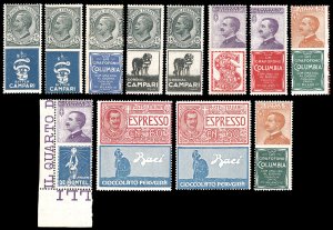 REGNO DITALIA PUBBLICITARI 1924/25 - Dodici ... 