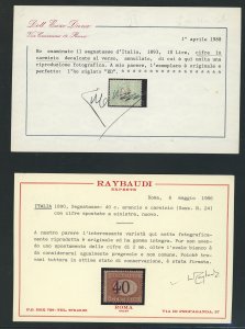 REGNO DITALIA SEGNATASSE ... 