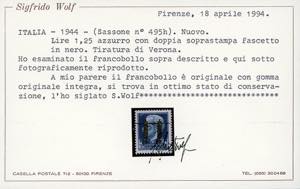 REPUBBLICA SOCIALE ITALIANA 1944 - ... 