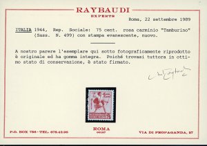 REPUBBLICA SOCIALE ITALIANA ... 