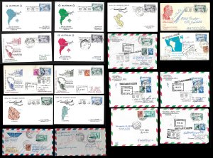 REPUBBLICA ITALIANA POSTA AEREA 1958/1961 - ... 