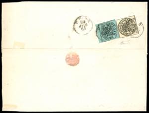 1861 - 4 baj giallo chiaro, 1 baj verde ... 