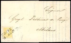 1860 - 2 soldi giallo, II tipo (28), isolato ... 