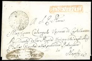 1830 (?) - Lettera prefilatelica in ... 