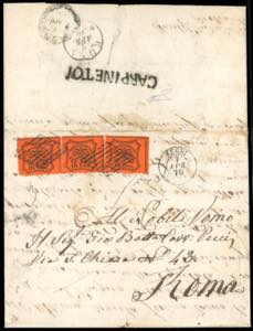 CARPINETO, SD punti 12 - 10 cent. (26c), ... 