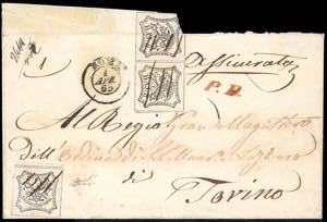 ROMA, penna + assicurata manoscritto, non ... 