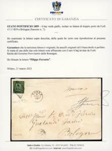 1859 - 6 baj verde giallo (7), ... 