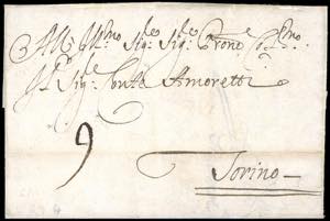 INCOMING MAIL SPAGNA 1703 - Lettera ... 