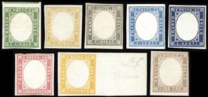 1855/63 - IV emissione, serie completa dal 5 ... 