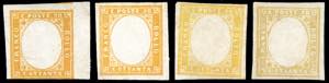 1859/1862 - 80 cent. (17), quattro ... 