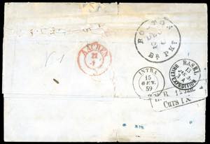 SEGNATASSE 1859 - Lettera non ... 