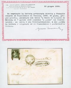 1860 - 20 grana grigio ardesia ... 