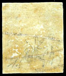 1851 - 1 quattrino nero su grigio ... 