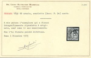 1852 - 60 crazie scarlatto su ... 