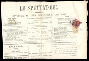 1857 - 1 crazia carminio, II ... 