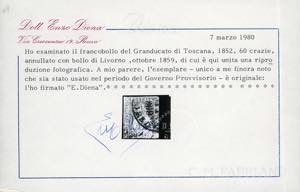 1851 - 60 crazie scarlatto su ... 