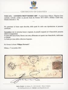 1859 - 9 crazie bruno lillaceo, ... 