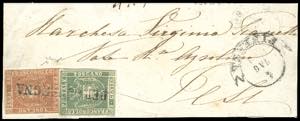 1860 - 80 cent. carnicino, ottimo stato, 5 ... 