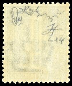 1863 - 1 cent. verde oliva, De La ... 