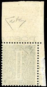 1864 - 1 cent. verde grigio chiaro ... 