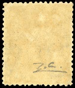 1874 - 1 cent. verde oliva, De La ... 