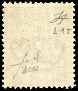 1863 - 2 cent. bruno rosso, De La ... 