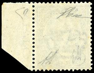 1863 - 5 cent. De La Rue, tiratura ... 