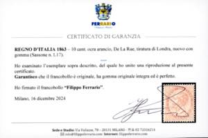 1863 - 10 cent. De La Rue, ... 